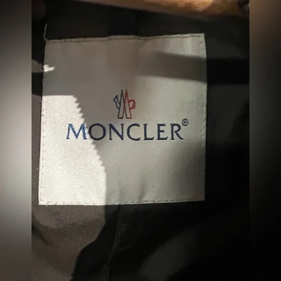 Moncler vintage brown puffer down long coat 00